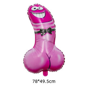 Globos de Aluminio para <span class=keywords><strong>Despedida</strong></span> de Soltero, Globos Personalizados con Forma de Senos para el Día de San Valentín, Decoración Divertida para Adultos - Product Image 2