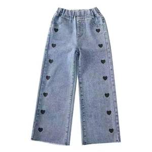 <span class=keywords><strong>กางเกง</strong></span>ยีนส์ทรงตรงสไตล์ลำลองสำหรับเด็กชายและเด็กหญิง ทรงหลวม ล้างสี เสื้อผ้าเด็ก ฤดูใบไม้ผลิ/ เสื้อผ้าลายสัตว์สำหรับเด็ก - Product Image 6