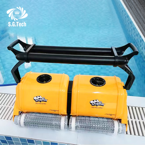 Nettoyeur de <span class=keywords><strong>piscine</strong></span> robotisé avancé, nettoyeur de <span class=keywords><strong>piscine</strong></span> commercial <span class=keywords><strong>avec</strong></span> <span class=keywords><strong>chariot</strong></span> sans fil - Product Image 3