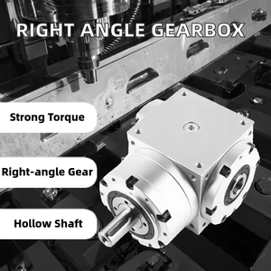 Boîte de vitesses hélicoïdale à angle droit de précision <span class=keywords><strong>Sankai</strong></span>, moteur pas à pas 5 CV, arbre creux, commutateur planétaire, usinage CNC, rapport 1-500 - Product Image 6