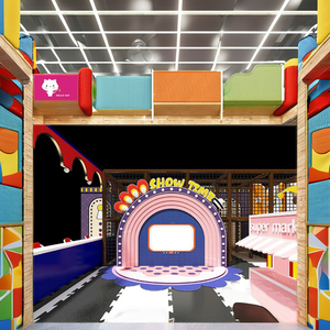 Couleur et forme personnalisées |   Composants de terrain de jeux intérieur pour centres commerciaux - Product Image 1