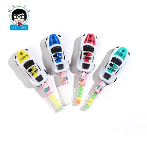 Wholesale Colorful Funny Plastic Police Car Toys Candy Halal Sweet Cheap Car Toys With Candies For Kids