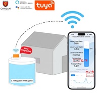 ME201W Capteur de niveau d'eau intelligent WiFi TUYA avec alarme ultrasonique 0,1-4m pour la sécurité de la maison, de la villa et de l'usine, étanche IP65