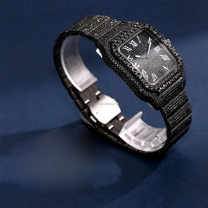 Montre automatique de luxe unisexe FIFE modèle 003, mouvement mécanique ETA, diamants Moissanite VVS, cadran en acier inoxydable fait main, style Hip Hop - Product Image 3