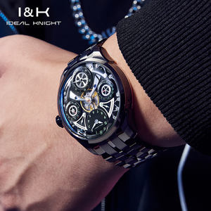 Montres mécaniques multifonctionnelles de haute qualité, design creux, automatiques, étanches, à la mode, pour homme, Ideal Knight 6820 OEM personnalisées - Product Image 6