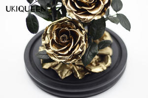 กุหลาบทองขนาดคิงไซส์ในโดมแก้วกุหลาบงามและสัตว์ร้าย - Product Image 6