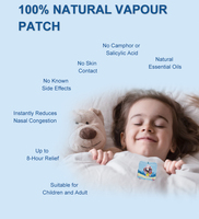 Patch de sommeil aux huiles essentielles OEM, confortable à porter, jetable, emballé individuellement, pour la relaxation et l'amélioration de l'expérience du sommeil