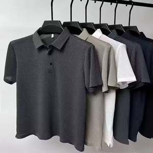 I-0447 Polo pour hommes et garçons d'été, logo brodé personnalisé, polos personnalisés, polo en tricot pour hommes - Product Image 5