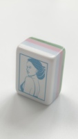 Ensemble de Mahjong sur le thème de la plage, 160 tuiles, 4 couches, acrylique, NMJL Standard, palmier tropical, boutique, cadeau de luxe