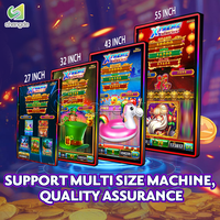 Vente chaude Xtreme Link 5 en 1 43 pouces courbé Machines de jeux de compétences à jetons et plateaux de jeu