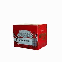 Boîte en carton d'emballage pour 6 bouteilles de bière, impression personnalisée de luxe, design exquis, fabriqué en Chine STPP