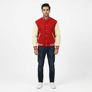 Custom High Quality Body Stand Collar Winter Fashion New <b>Warm</b> Custom Printed Varsity <b>Jacket</b> - Product Image 1