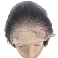 Nouveautés Perruques Remy 100% Cheveux Humains Sans Colle Transparentes Pré-Pluckées Ondulées Naturelles pour Femmes