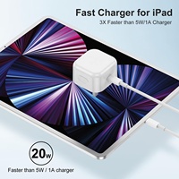 Blok pengisi daya USB iPhone 16 15, dengan kabel tipe-c, colokan Inggris, adaptor pengisi daya dinding pengisian cepat untuk iPhone 16/15 iPad MacBook