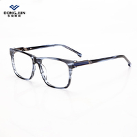 Nuevo 2025 Premium Black Design Business Men's Optical Eyeglasses Monturas Acetato
