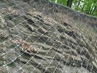 Filet de stabilisation de pente SNS en câble d'acier haute ténacité pour la protection des chantiers et la prévention des chutes d'objets en chute libre