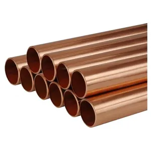 Copper Round Pipes In Coils T2 C1100 C1020 C1200 C5191 C105 C10100 Cu ETP H Brass Tube ASTM B111 C68700 Copper Tubes