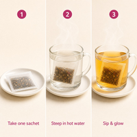 Thé aux herbes MWTEA à la rose, 21 sachets de 3g, sans sucre ajouté, infusion naturelle de fleurs de rose séchées, thé pour la santé quotidienne des femmes, thé en sachet