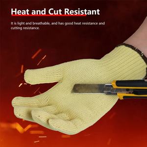 Guantes de Seguridad de Trabajo de Fibra de Aramida Pura, Resistentes al Corte y al Fuego, Personalizables, Venta al Por Mayor Directa de Fábrica, Precio Competitivo - Product Image 2