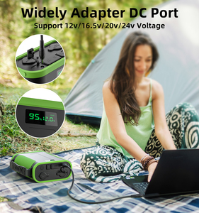 Bloc d'alimentation portable 96000mAh avec affichage LED intelligent 12V, sortie 24V, batterie externe pour appareils de plein air - Product Image 4