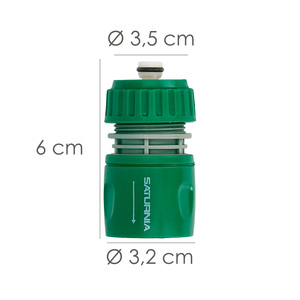 Connettore per Tubo in Plastica da 1/2 Pollice con Blocco di Sicurezza in Confezione Blister - Product Image 2