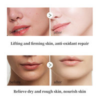 Masque facial en gel de collagène avec acide hyaluronique, vitamine C - Anti-rides, hydratant, blanchissant, origine Guangdong, OEM/ODM, marque privée