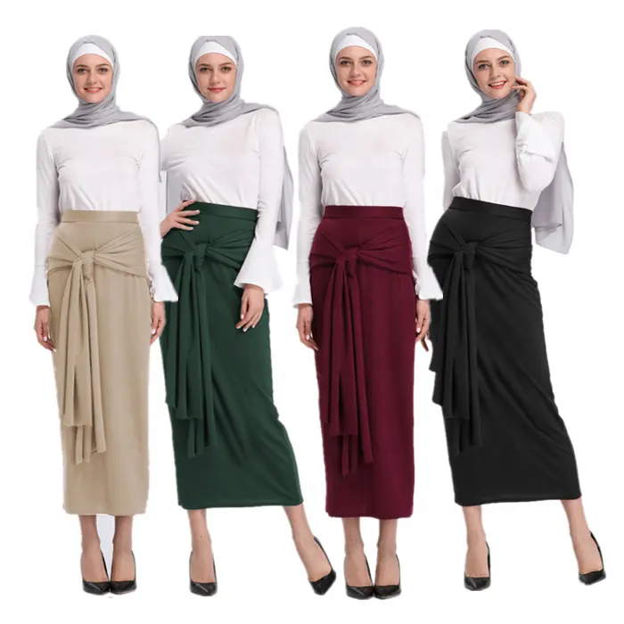 Falda larga de mujer musulmana, la más vendida, sexy, 2019