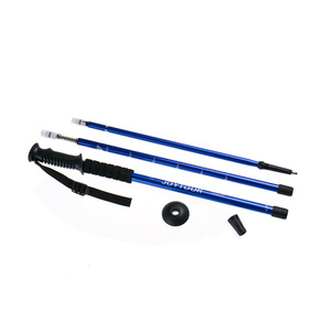 Bâton <span class=keywords><strong>de</strong></span> randonnée télescopique réglable en alliage d'aluminium avec <span class=keywords><strong>embout</strong></span> en acier au tungstène pour la randonnée en plein air et le camping - Product Image 2