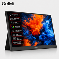 Moniteur portable ODM 15,6 pouces 1080P FHD IPS avec double port Type-C pour ordinateur portable, téléphone, MacBook Pro et jeux