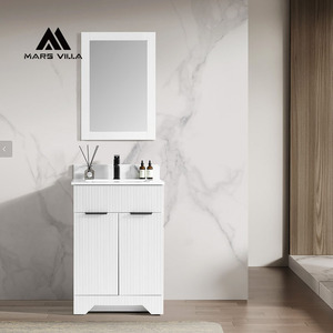 <span class=keywords><strong>Mobile</strong></span> <span class=keywords><strong>bagno</strong></span> moderno su misura Mars Villa Project con lavabo fuori centro a pavimento - Product Image 3
