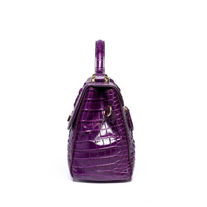 Borse di Lusso in Vera Pelle per Donne 2024, <span class=keywords><strong>Borsa</strong></span> con Motivo <span class=keywords><strong>Coccodrillo</strong></span> in Rilievo - Product Image 3