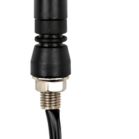 Clignotant LED rond pour moto, séquentiel, à défilement, ambre et blanc, universel, pour montage sur guidon ou rétroviseur