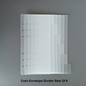 Tùy chỉnh bán buôn bơm lại bền nhựa mờ rõ ràng A6 tiền tiết kiệm thách thức chất kết dính túi in tiền mặt phong bì theo thẻ - Product Image 3