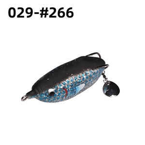 เหยื่อปลอมคุณภาพสูง8ซม. 22ก. เหยื่อปลอมไบโอนิคแบบนิ่มพร้อมช้อนหมุนเหยื่อตกปลาแบบลอยน้ำสำหรับปลา<span class=keywords><strong>ช่อน</strong></span> - Product Image 6