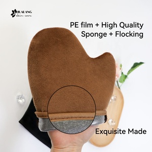 Mitaines autobronzantes, vente en gros, nom personnalisé, noir et marron, applicateurs, gants détachables, lavables, vente en gros, - Product Image 3