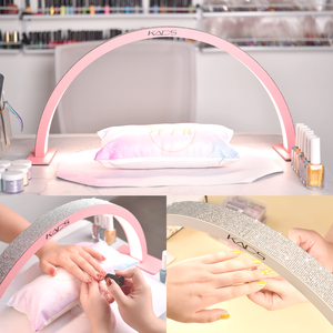 Lampe de bureau à demi-lune KADS 25W, luminosité et température de couleur réglables, lampe pour extensions de cils, lampe de travail pour esthéticiennes - Product Image 6