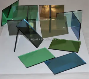 5.5mm 6mm 8mm Tinted Green Float Building Glass Factory Price