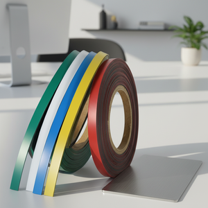 แถบแม่เหล็กพีวีซีสีสันสดใสสำหรับตกแต่งกรอบไวท์บอร์ด/กระดานดำ ใช้สำหรับการสอน โฆษณา และแสดงผล - Product Image 6