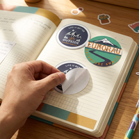 Impresión Personalizada, Vinilo Resistente a los Rayos UV, Adhesivo Impermeable y Duradero, PVC Resistente a la Intemperie, Adhesivos Autoadhesivos con Logotipo Troquelado