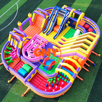 Vente Flash : Grand Trampoline Gonflable et Château de Rebond Extérieur pour Enfants, Idéal pour Parcs et Aires de Jeux