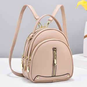 <b>Backpack</b> Female New <b>Backpacks</b> for Women <b>Black</b> Travel <b>Backpack</b> Soft Leather <b>School</b> Bags for Teenage Girls - Product Image 1