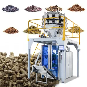 Automatic Wood Pellet Charcoal Weight Pack Machinery Bagging Wooden Pellet Cinnamon Packing Machine