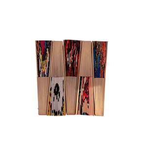Wholesale Custom Carved High Quality Bamboo Clack Fan - Product Image 3