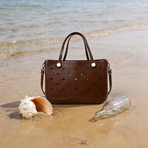 Sac de plage en EVA léger, grande capacité, respirant, à séchage rapide, imperméable, pour les <span class=keywords><strong>vacances</strong></span> à la mer, les voyages côtiers, les sorties en <span class=keywords><strong>famille</strong></span> à la plage - Product Image 4