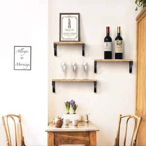 <strong>Antique</strong> <strong>Wooden</strong> Wall <strong>Shelf</strong> Set Custom Wall Mounted Floating <strong>Shelves</strong> - Product Image 5