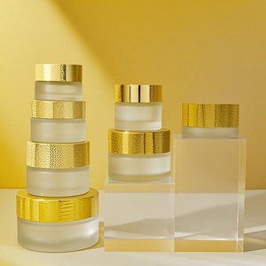 Natural Bamboo Cosmetic Packaging 5g 15g 30g 50g 100g Amber Glass Cream Jar with Bamboo <b>Cap</b> - Product Image 3