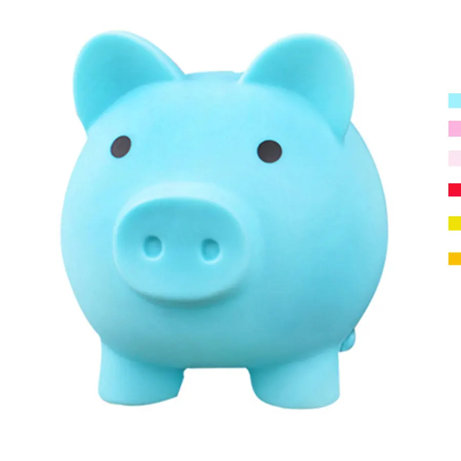 M Kích thước nhà máy tùy chỉnh làm cho quảng cáo Pig Shaped Money Box Piggy ngân hàng nhựa Piggy Coin ngân hàng