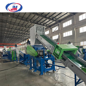 Automatische Recyclingmaschine für LLDPE-Stretchfolien aus Kunststoffabfällen mit Etikettenentferner und Heißwaschbecken - Product Image 2