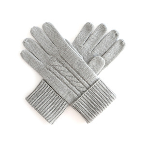 Mitaines en <span class=keywords><strong>laine</strong></span> torsadée tricotées hiver 2024, 7 jauges, personnalisées, en mérinos, pour <span class=keywords><strong>femme</strong></span>, avec logo, longueur opéra, chaudes, de luxe, en cachemire, pour l'extérieur - Product Image 3