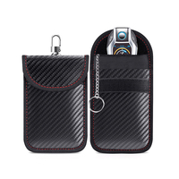 Faraday Key Fob Protector Clé de voiture Pochette RFID Sac Faraday en carbone
